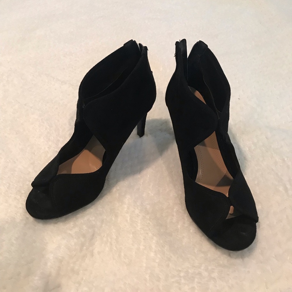 Black Cutout Heels